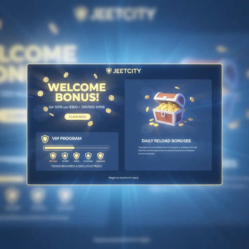 Jeetcity Casino bonus offers and free spins promotions